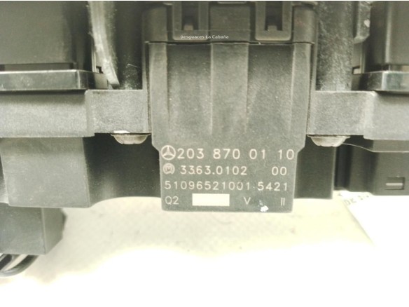 2038700110, INTERRUPTOR WARNING MERCEDES BENZ CLASE C (W203)|Desguaces La Cabaña