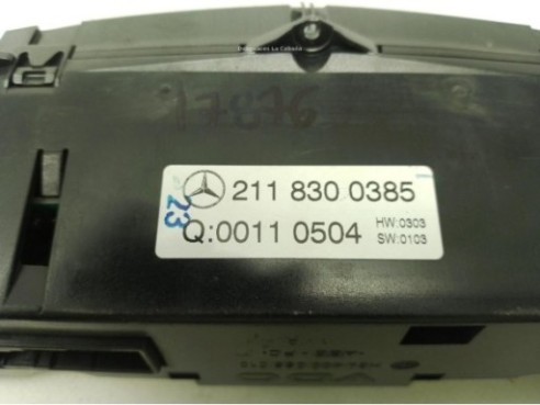 2118300385, MANDO CLIMA MERCEDES BENZ CLASE E (W211)|Desguaces La Cabaña