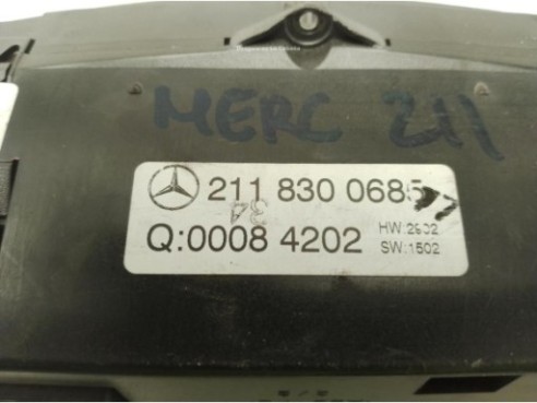 2118300685, MANDO CLIMA MERCEDES BENZ CLASE E (W211)|Desguaces La Cabaña