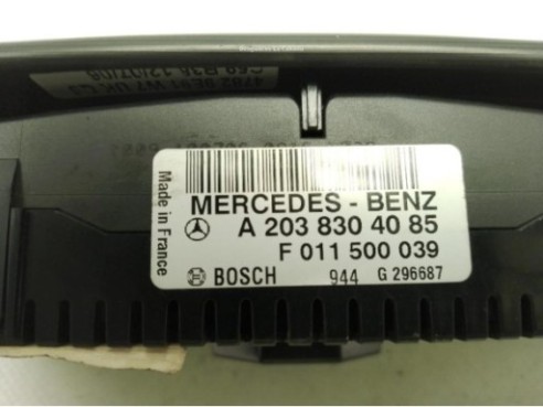 A2038304085, MANDO CLIMA MERCEDES BENZ CLASE C (W203)|Desguaces La Cabaña
