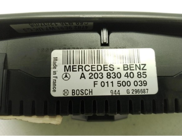 A2038304085, MANDO CLIMA MERCEDES BENZ CLASE C (W203)|Desguaces La Cabaña