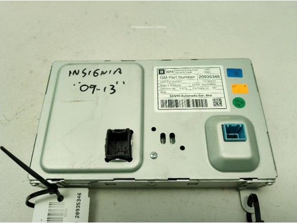 20935346 NAVEGADOR OPEL INSIGNIA A (G09)|Desguaces La Cabaña