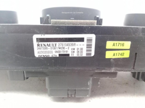 275104539R MANDO CLIMA RENAULT KANGOO (KC0/1_) |Desguaces La Cabaña