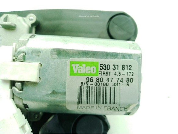 6405JQ, 9680477480 MOTOR LIMPIAPARABRISAS TRA CITROEN C4 II (B7)|Desguaces La Cabaña