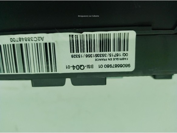 6545KF, 9806687980 CAJA FUSIBLES INTERIOR (BSI) CITROEN C4 II (B7)|Desguaces La Cabaña
