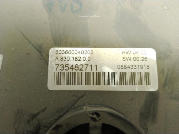 735482711, MANDO CLIMA FIAT BRAVO II (198_)|Desguaces La Cabaña