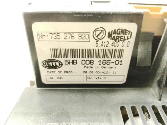 5HB00816601, MANDO CLIMA LANCIA LYBRA (839_)|Desguaces La Cabaña