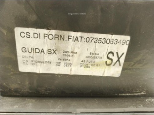 07353063490, MANDO CALEFACCION ALFA ROMEO 147 (937_)|Desguaces La Cabaña
