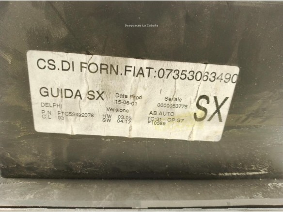 07353063490, MANDO CALEFACCION ALFA ROMEO 147 (937_)|Desguaces La Cabaña