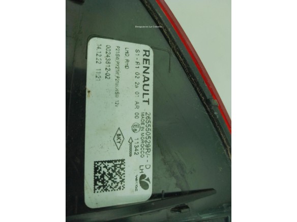 265550529R, 265550529R PILOTO TRA IZQ DACIA SANDERO III|Desguaces La Cabaña