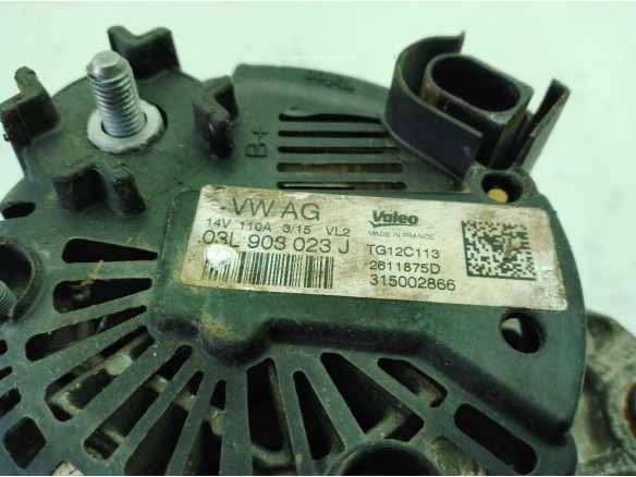 03L903023J ALTERNADOR SEAT LEON (5F1)|Desguaces La Cabaña