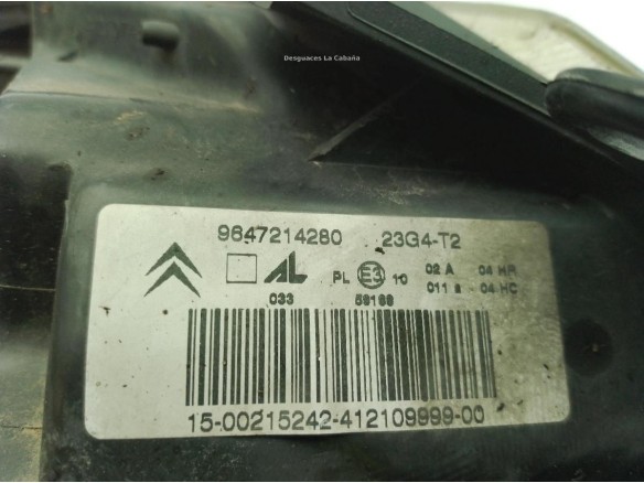 620885, 9847214280 FARO IZQUIERDO CITROEN C3 I (FC_)|Desguaces La Cabaña