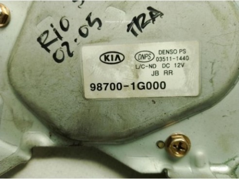 MOTOR LIMPIAPARABRISAS TRA KIA RIO Sedán (DC_)|Desguaces La Cabaña