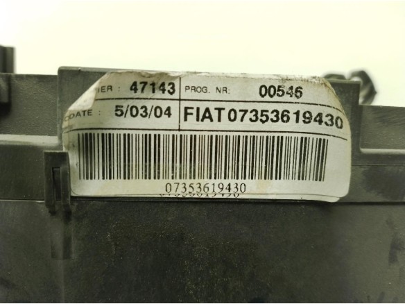 07353619430, MANDO COMPLETO FIAT IDEA (350_)|Desguaces La Cabaña
