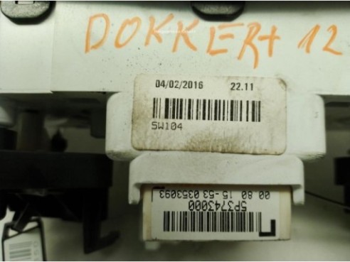 5P3743000, MANDO CALEFACCION DACIA DOKKER|Desguaces La Cabaña