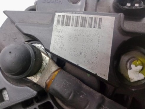 028903028E,0124515010282, ALTERNADOR SEAT TOLEDO I (1L)|Desguaces La Cabaña
