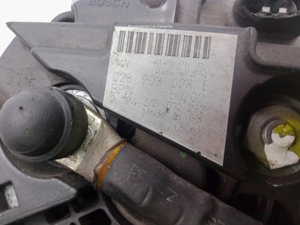 028903028E,0124515010282, ALTERNADOR SEAT TOLEDO I (1L)|Desguaces La Cabaña