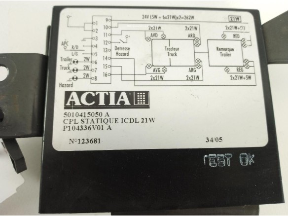 5010415050A MODULO ELECTRONICO RENAULT Midlum|Desguaces La Cabaña