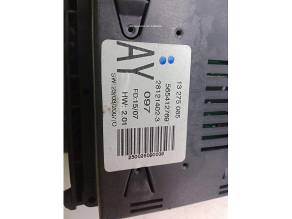 13275085 DISPLAY OPEL ASTRA H (A04)|Desguaces La Cabaña