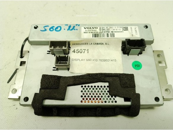 7609501415, DISPLAY VOLVO S60 II (134)|Desguaces La Cabaña