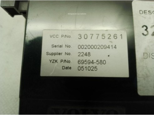 30775261, DISPLAY VOLVO V50 (545)|Desguaces La Cabaña