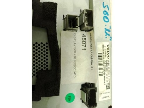 7609501415, DISPLAY VOLVO S60 II (134)|Desguaces La Cabaña