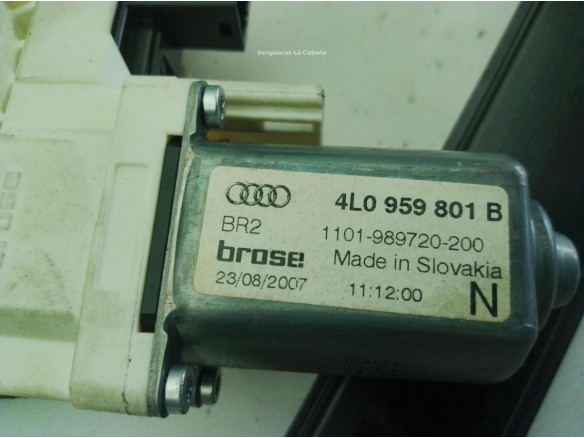 4L0839461C, 4L0959801B ELEVALUNAS PUERTA LAT TRA IZQ AUDI Q7 (4LB)|Desguaces La Cabaña
