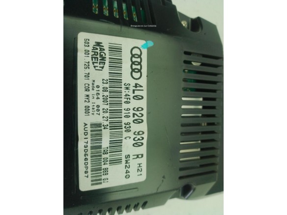 4L0920930R CUADRO INSTRUMENTOS AUDI Q7 (4LB)|Desguaces La Cabaña