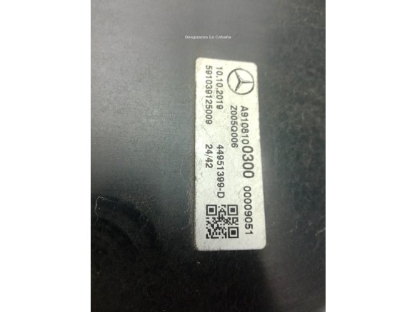 A91081003009051 ESPEJO IZQ MERCEDES BENZ SPRINTER 3,5-t Furgón (907, 910)|Desguaces La Cabaña