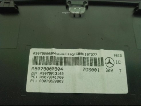 A9079002809, A9079000904 CUADRO INSTRUMENTOS MERCEDES BENZ SPRINTER 3,5-t Furgón (907, 910)|Desguaces La Cabaña