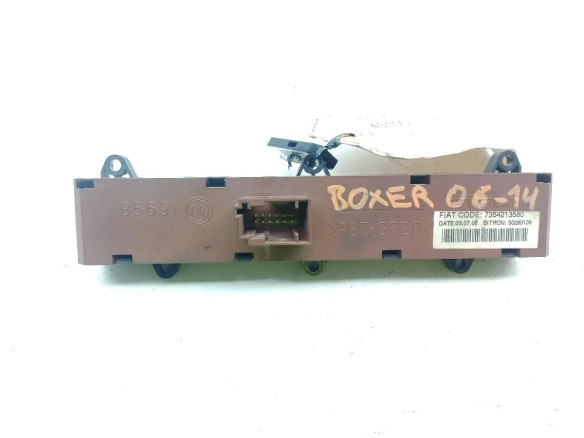 7354213580, INTERRUPTOR WARNING PEUGEOT BOXER Furgón |Desguaces La Cabaña