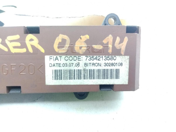 7354213580, INTERRUPTOR WARNING PEUGEOT BOXER Furgón |Desguaces La Cabaña