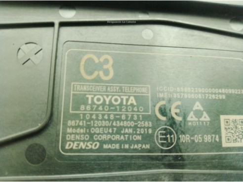 8674012040 MODULO ELECTRONICO TOYOTA COROLLA Ranchera familiar (_E21_)|Desguaces La Cabaña