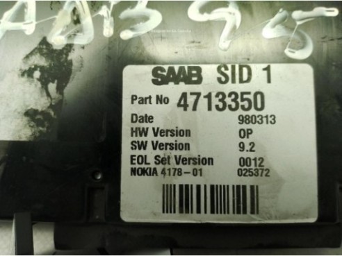4713350, DISPLAY SAAB 9-5 (YS3E)|Desguaces La Cabaña