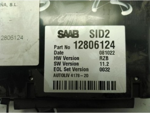 12806124, DISPLAY SAAB 9-5 (YS3E)|Desguaces La Cabaña