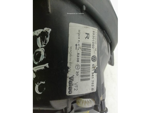 FARO DERECHO VW POLO (9N_)|Desguaces La Cabaña