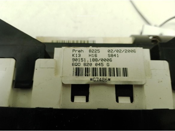 6Q0820045G, MANDO CALEFACCION VW POLO (9N_)|Desguaces La Cabaña