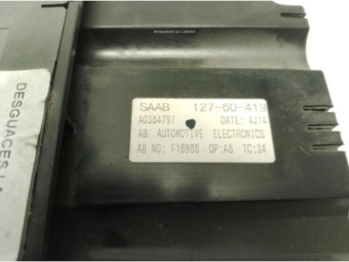 12760419, MANDO CLIMA SAAB 9-5 (YS3E)|Desguaces La Cabaña