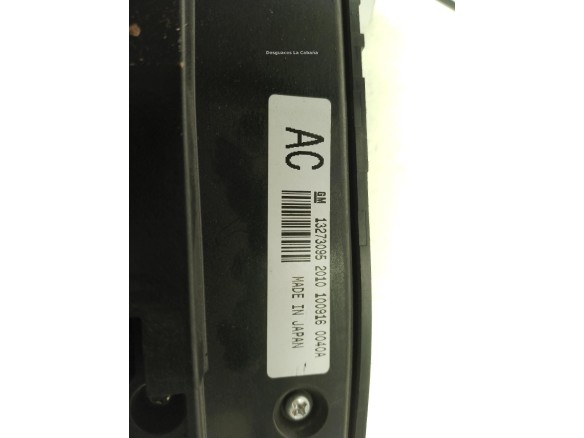 13273095AC, MANDO CLIMA OPEL INSIGNIA A (G09)|Desguaces La Cabaña