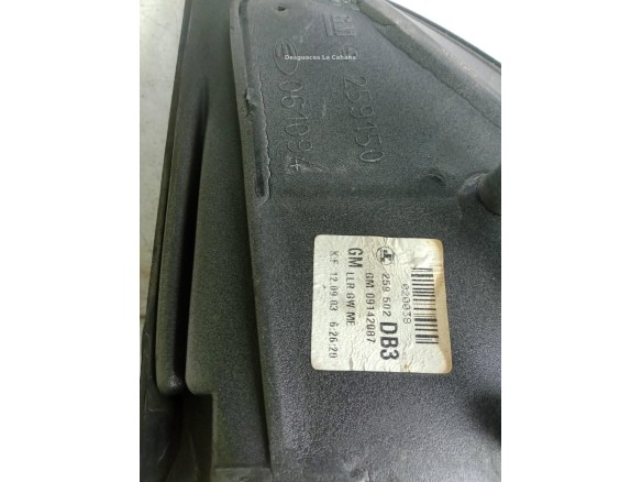 9142142 ESPEJO DER OPEL ASTRA G Fastback (T98)|Desguaces La Cabaña