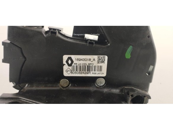 805032429R CERRADURA PUERTA LAT DEL IZQ RENAULT MEGANE IV (B9A/M_) |Desguaces La Cabaña