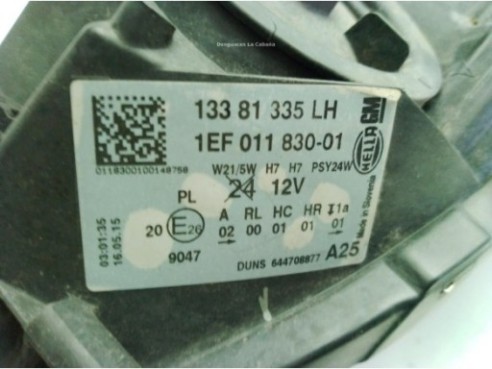 39108222, 13381335LH FARO IZQUIERDO OPEL CORSA E (X15)|Desguaces La Cabaña