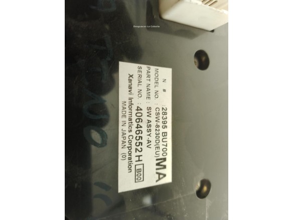 28395BU700MA, MANDO CALEFACCION NISSAN ALMERA TINO (V10)|Desguaces La Cabaña