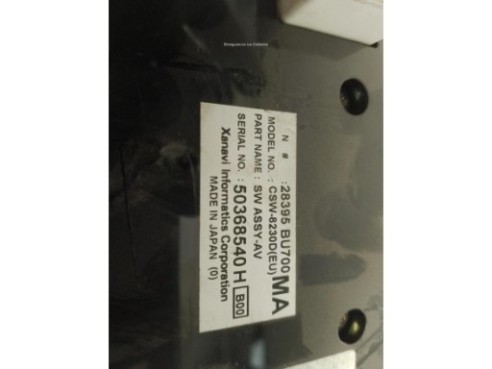 28395BU700MA, MANDO CALEFACCION NISSAN ALMERA TINO (V10)|Desguaces La Cabaña