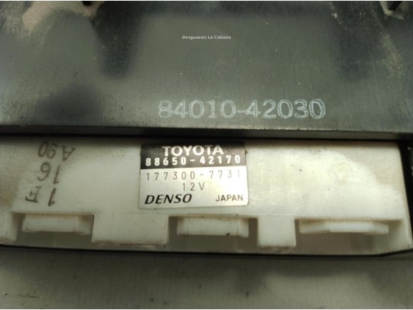 8865042170, MANDO CLIMA TOYOTA RAV 4 II (_A2_)|Desguaces La Cabaña