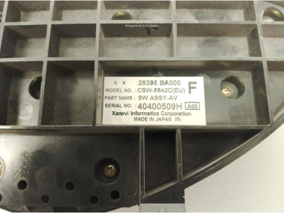 28395BA000F, MANDO CLIMA NISSAN PRIMERA Hatchback (P12)|Desguaces La Cabaña