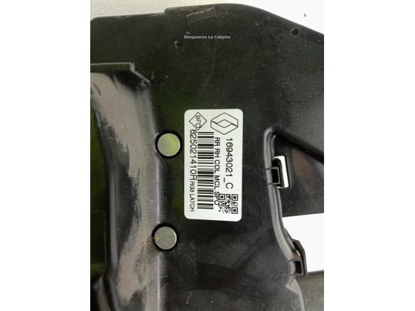 825023014R CERRADURA PUERTA LAT TRA DER RENAULT MEGANE IV (B9A/M_)|Desguaces La Cabaña