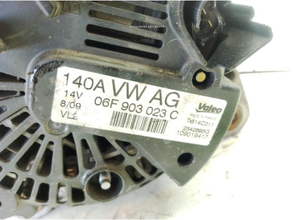 06F903023F ALTERNADOR SEAT LEON (1P1)|Desguaces La Cabaña