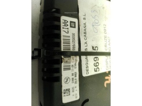 95952766G,AAI7, DISPLAY CHEVROLET CRUZE (J300)|Desguaces La Cabaña