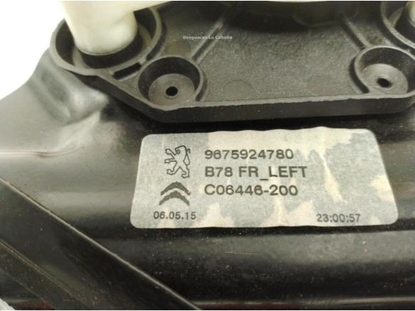 ELEVALUNAS PUERTA LAT DEL IZQ CITROEN C4 Picasso II|Desguaces La Cabaña